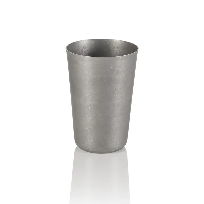 Kopjesset, 0,4 l, Ø 8 cm, Hoogte 11,5 cm, vintage, Set van 4 stuks, chroom-nikkelstaal, PVD-coating Lage Prijs
