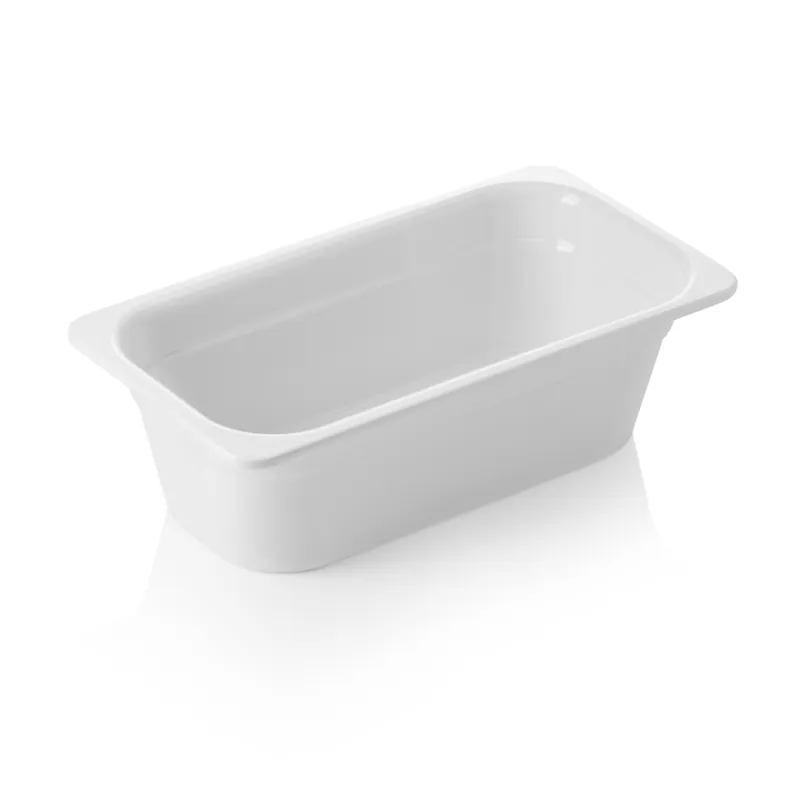 GN-bak GN 65 WIT 1/3-100 mm, wit, melamine Merkproduct