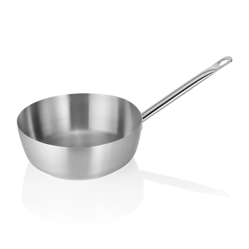 Sautoir kookgerei 21, Ø 24 cm, 2 l., met gladde rand, chroom-nikkelstaal 18/10 Koop Vandaag