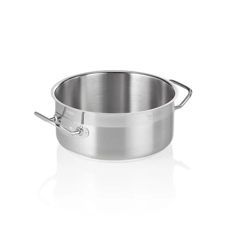 braadpan kookgerei 21, Ø 24 cm, 4,5 liter, roestvrij staal 18/10 Uitverkoop