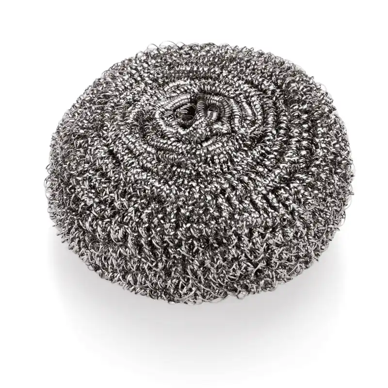Pannenreiniger Set, Ø 9 cm, 50 g, Set van 50 stuks, roestvrij staal Weekendaanbieding