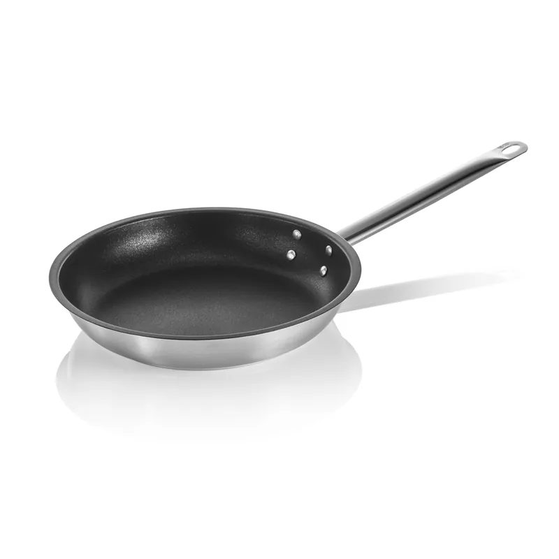 Lage Kosten Pan COOKWARE 21 met antiaanbaklaag, Ø 32 cm, roestvrij staal 18/10