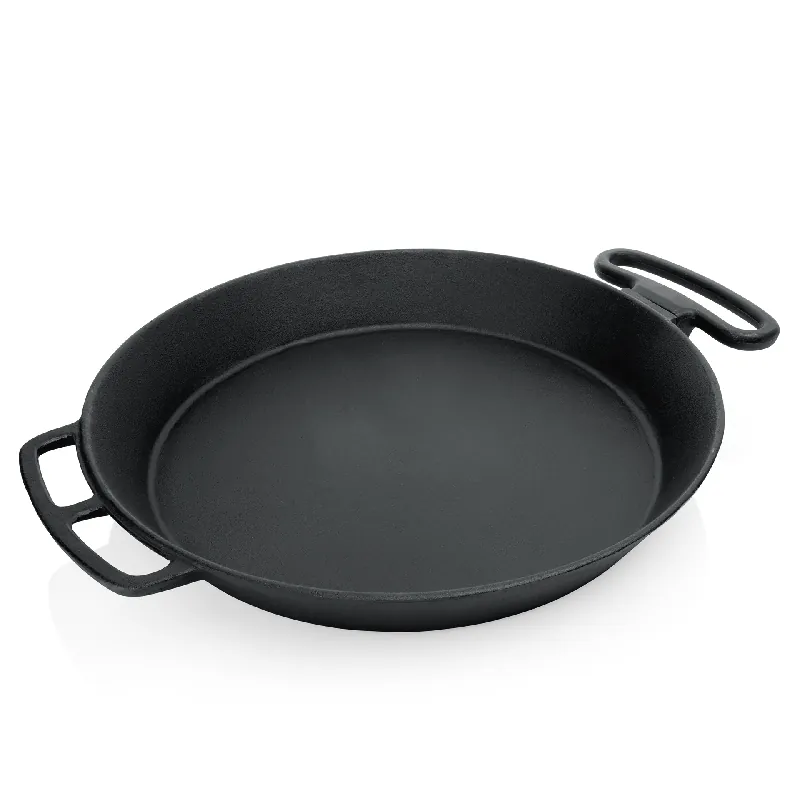 Grote gietijzeren pan, Ø 80 cm, hoogte 12 cm, met ronde handgreep Alleen Vandaag