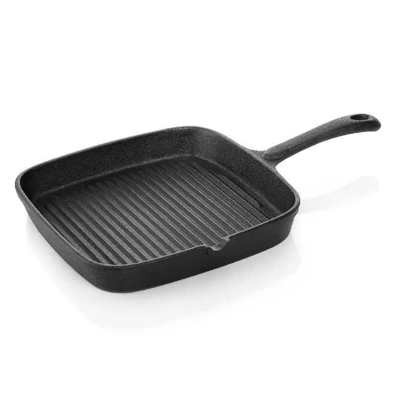 grillpan, 22 x 22 x 3,5 cm, gietijzer Koopje