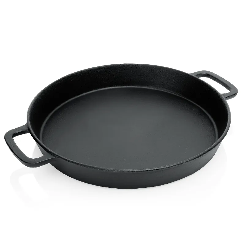 Merkproduct Gietijzeren reuzenpan, Ø 50 cm, hoogte 7 cm, met zijgreep