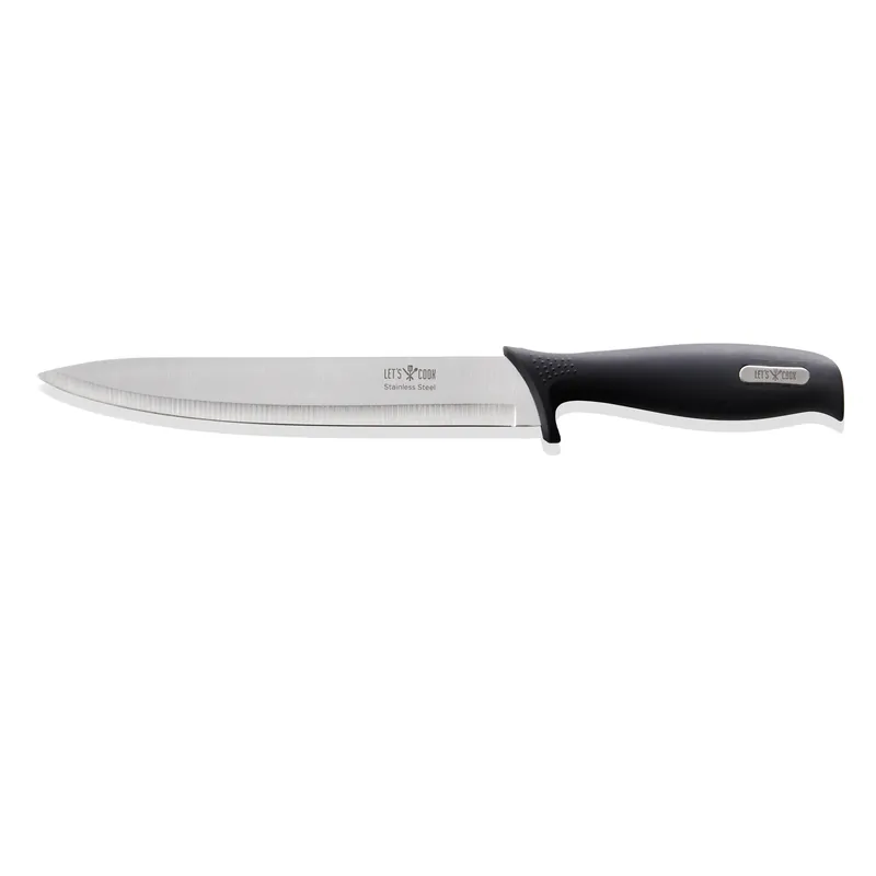 Lage Prijs Carvingmes LET’S COOK mes, 31,5 cm, roestvast staal, rubber