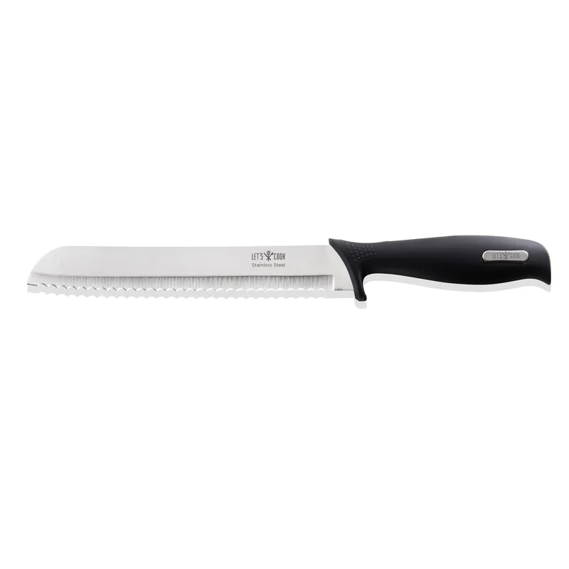 Bestseller Broodmes LET´S COOK mes, 31,5 cm, roestvrij staal, rubber