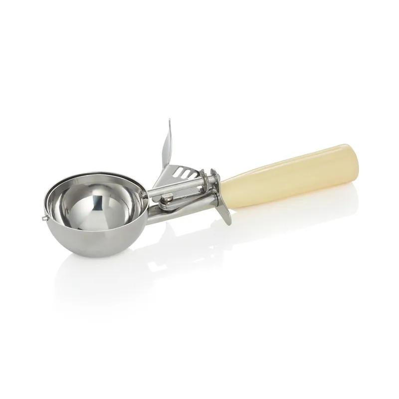 Speciale Aanbieding Portioneer, 22 cm, Ø 6,5 cm, crèmekleurig handvat, chroom-nikkelstaal 18/8, polypropyleen