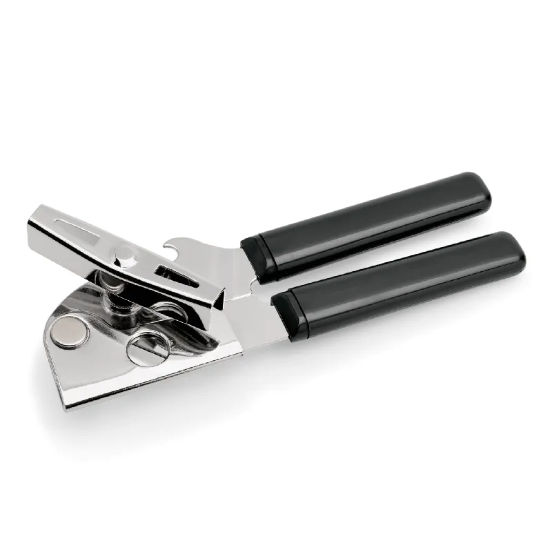 Blik-/flesopener, 19 cm, geverchromd, kunststof Uitverkoop