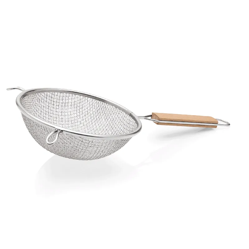 Superprijs Grote keukenzeef, Ø 27 cm, maaswijdte 1 mm, chroomnikkelstaal
