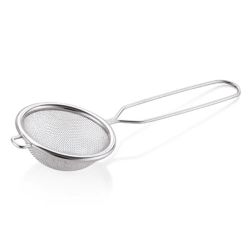 Theezeefset, Ø 7 cm, Set van 4 stuks, chroom-nikkelstaal Alleen Vandaag