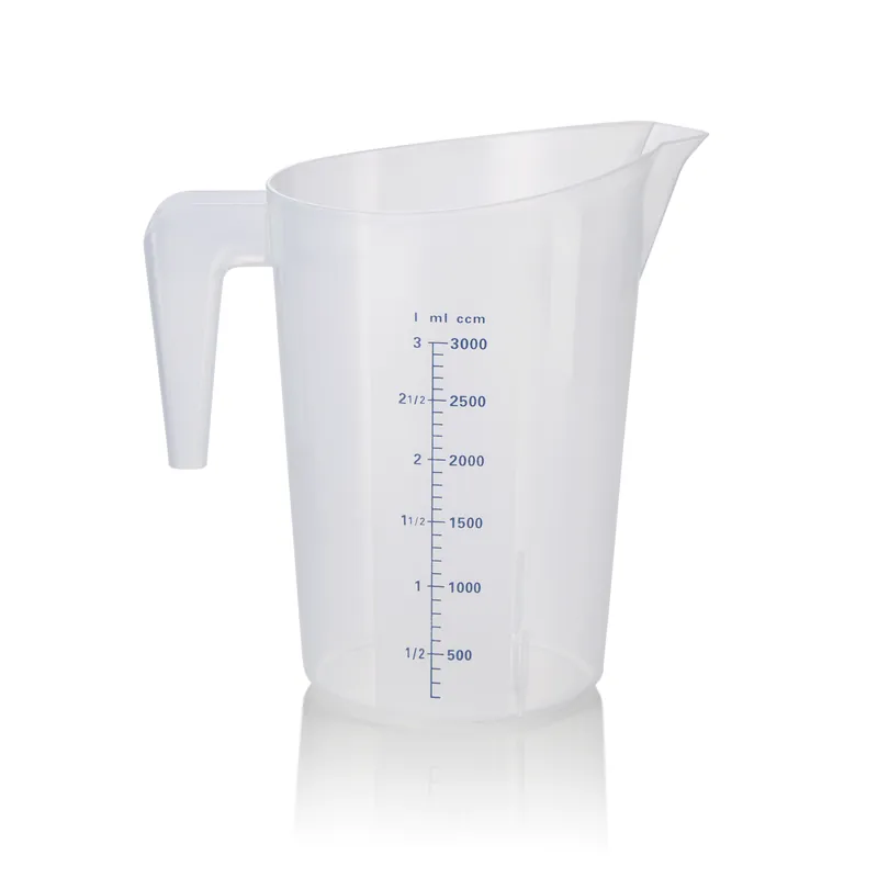 Beperkte Voorraad Maatbeker, Ø 19 cm, 3 liter, met 100 ml schaalverdeling, polypropyleen