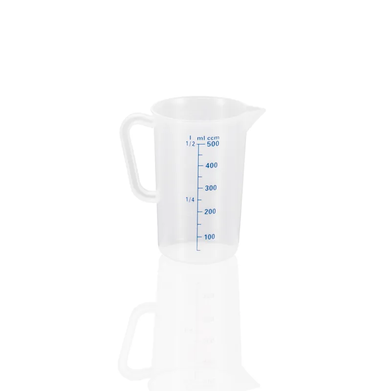 Dagaanbieding Maatbeker, Ø 9 cm, 0,5 l, met 50 ml schaalverdeling, polypropyleen