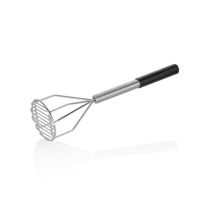 Betaalbaar aardappelstamper, 28 cm, chroom-nikkelstaal