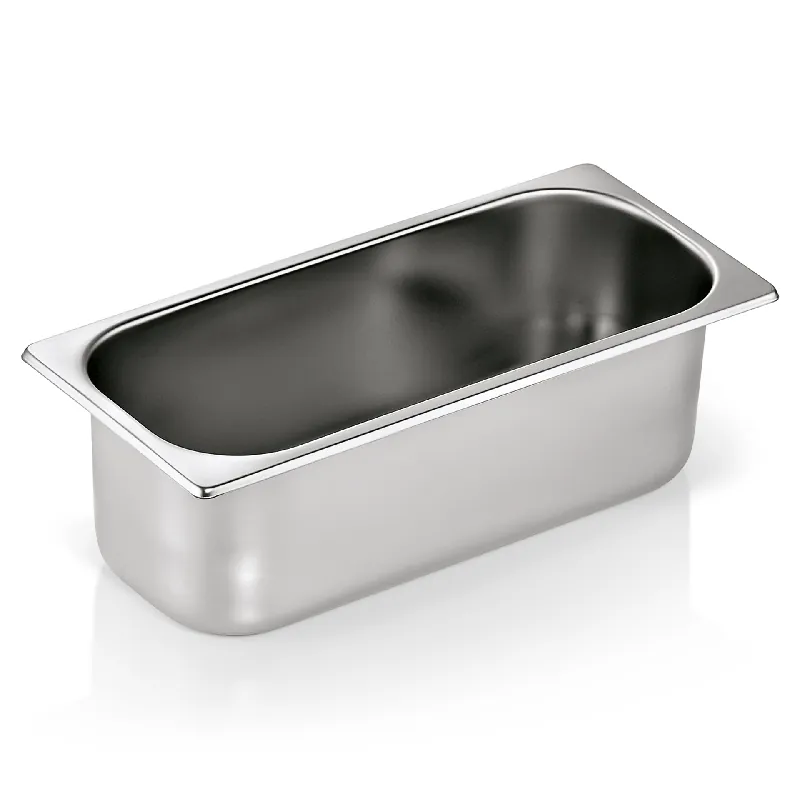 Premium ijscontainer, 36 x 16,5 x 12 cm, roestvrij staal