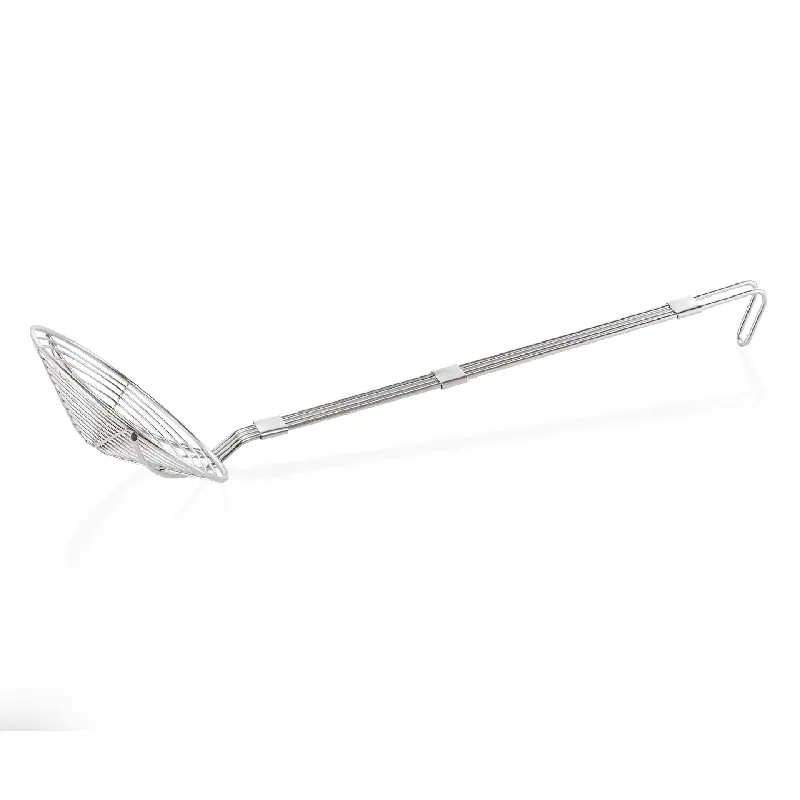 Frituurlepel met haaksteel, Ø 20 cm, 46 cm, chroom-nikkelstaal Merkproduct