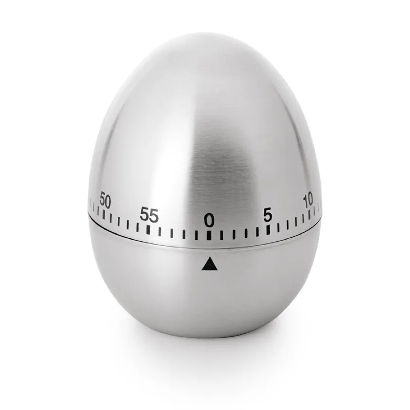 Korte tijdmeter, diameter 6 cm, hoogte 7,5 cm, roestvrij staal Finale Uitverkoop