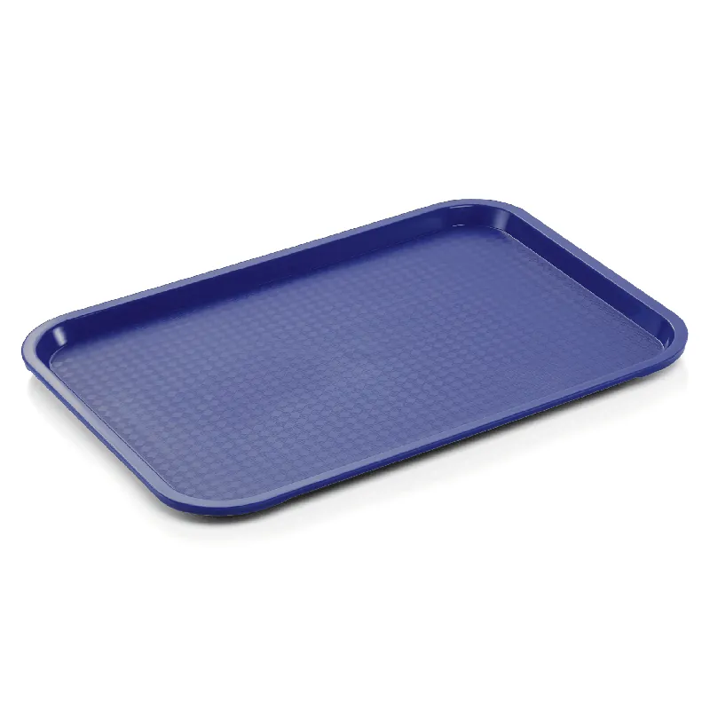 Dienblad FAST FOOD, 45,5 x 35,5 x 2 cm, blauw, polypropyleen Direct Beschikbaar