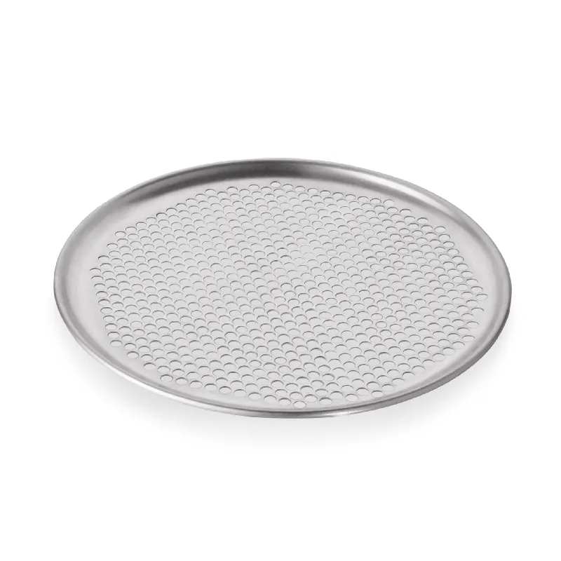 pizzabakplaat, Ø 33 cm, perforatie Ø 6,5 mm, aluminium Speciale Aanbieding