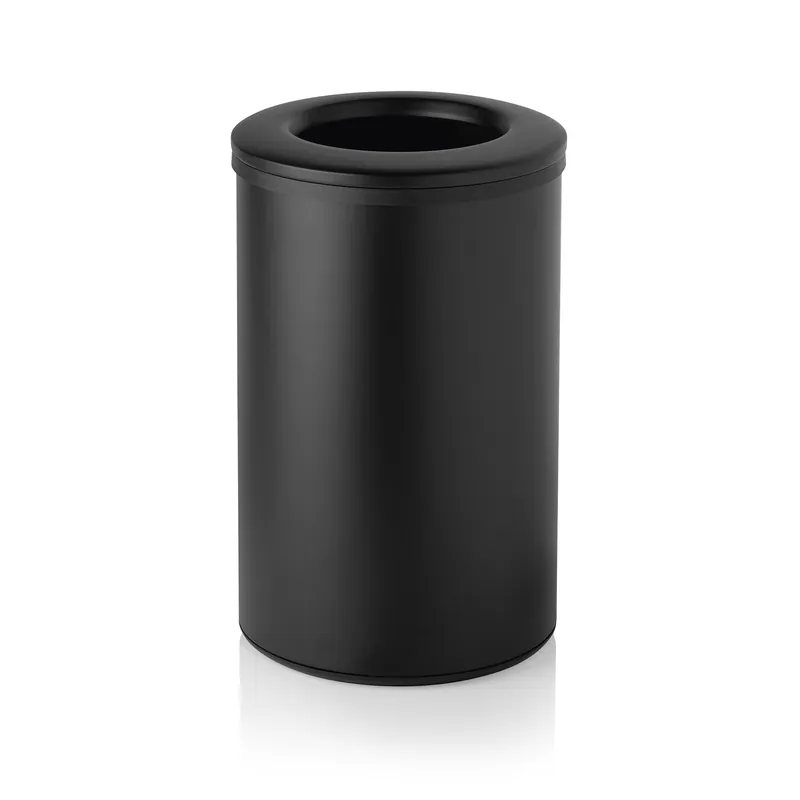 Prullenbak, Ø 35,5 cm, 40 liter, zwart Laatste Versie