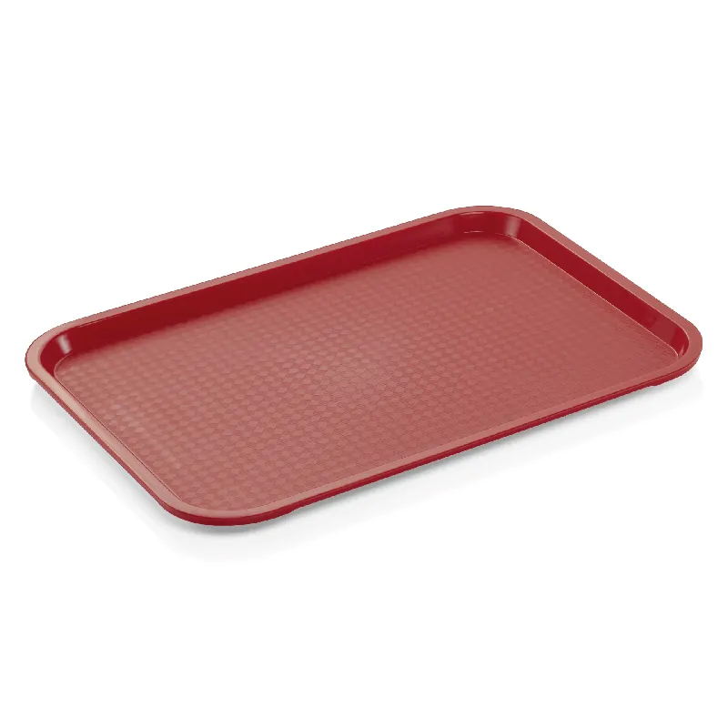 Aanbieding Schotel FAST FOOD, 45,5 x 35,5 x 2 cm, rood, polypropyleen