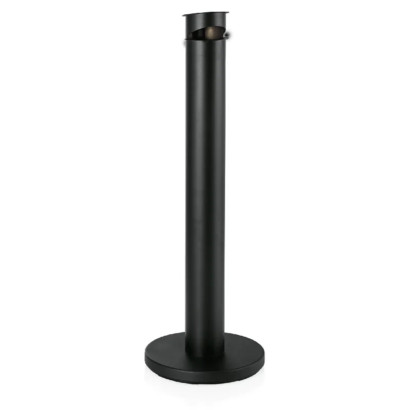 Staande asbak, Ø 13 cm, zwart, poedergecoat staal Veilige Betaling