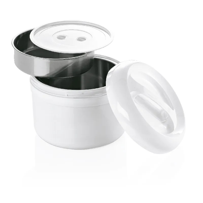 Thermische maaltijdentransportcontainer, 4 l, met eetbakje, Ø 21 cm, kunststof Lage Kosten