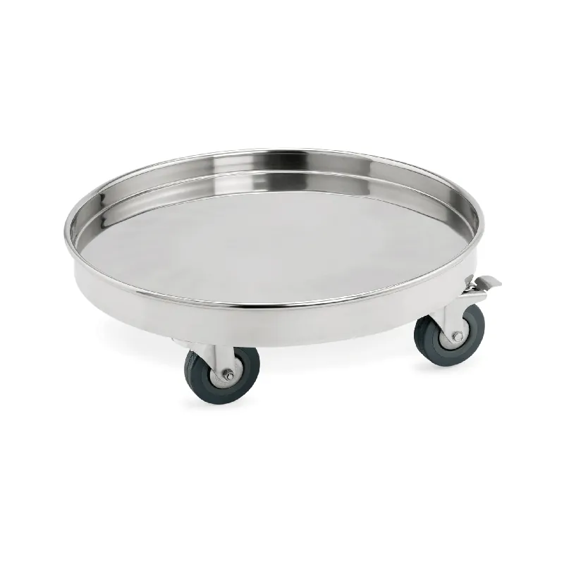 Seizoensaanbieding Transporttrolley 4452 400, Ø 42 cm, chroom-nikkelstaal
