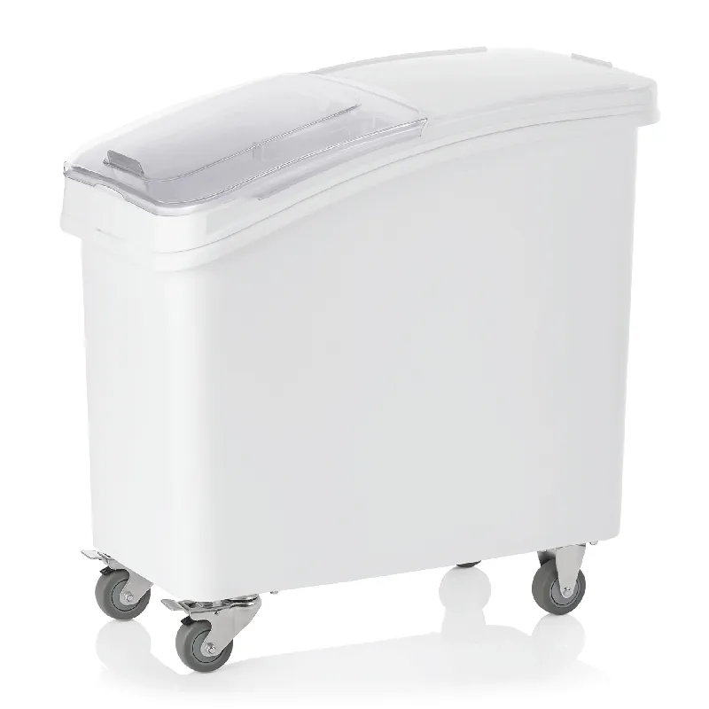 Voedselcontainer, 102 liter, 78 x 40,5 x 73,5 cm, polyethyleen, polycarbonaat Betaalbaar