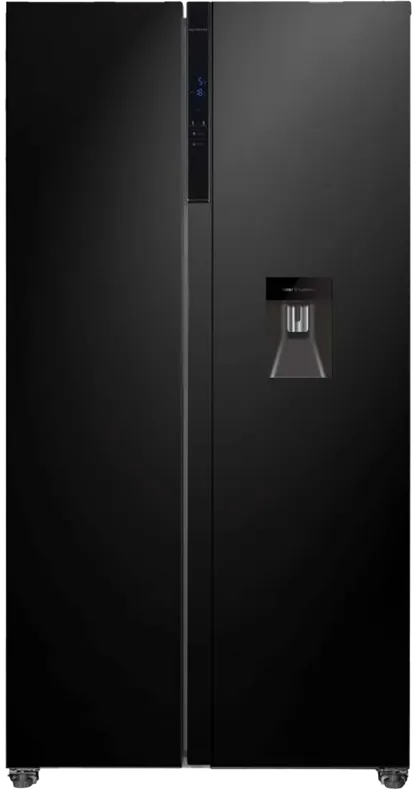 Koelkast - Zwart - 367+225L - BONNSBS-680-WS-040CB - Frilec Meest Verkocht