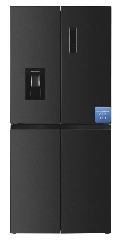 Koel-Vriescombinatie - Inox - Amerikaans Model - 271+150L + water dispenser - Frilec Express Levering