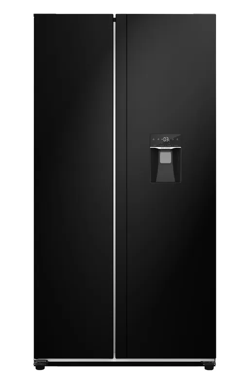 Beste Prijs Koel-Vriescombinatie - Zwart - Amerikaans Model - 288+148L - Exquisit