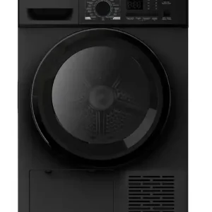 Superprijs Wasmachine - Zwart - Warmtepomp droger- 9 KG - Frilec