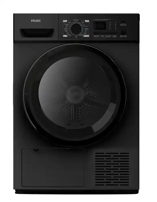 Superprijs Wasmachine - Zwart - Warmtepomp droger- 9 KG - Frilec