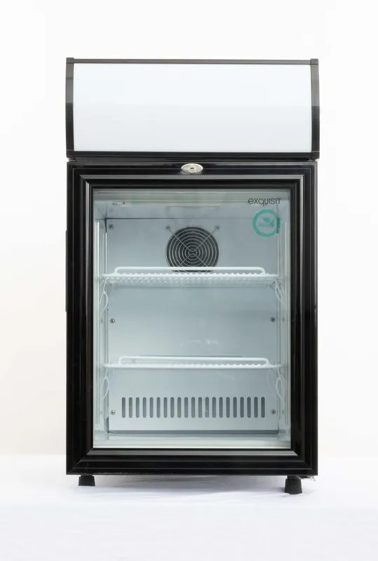 Express Levering Display Koelkast - Zwart / wit - 50L - Exquisit