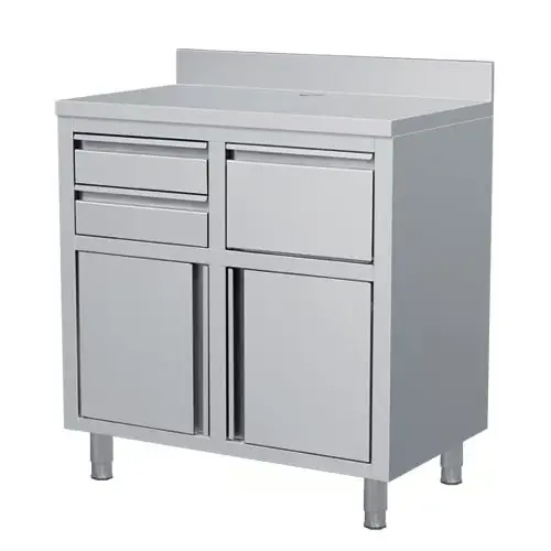 Op = Op Rvs Koffie Werktafel 1000X600X1150