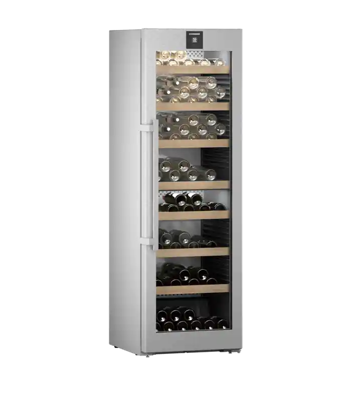 Nieuw Liebherr Wijnklimaatkast - WPsd 5252 - Staalgrijs - 155 Flessen