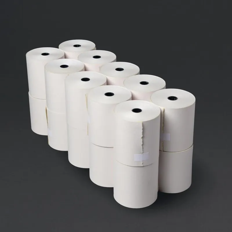 Olympia Printerrol 2-Laags Wit/Geel 76 x 70mm (20 stuks) Finale Uitverkoop