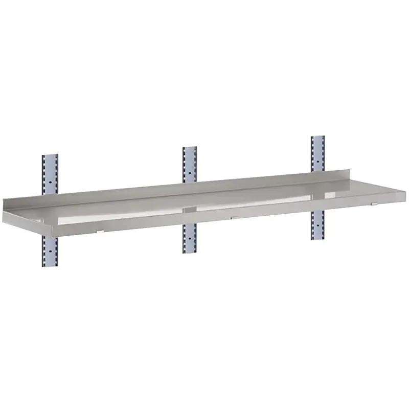 Gastro-M Complete wandplank 1 niveau 160x40cm - volledige montageset (excl. schroeven) Laatste Versie