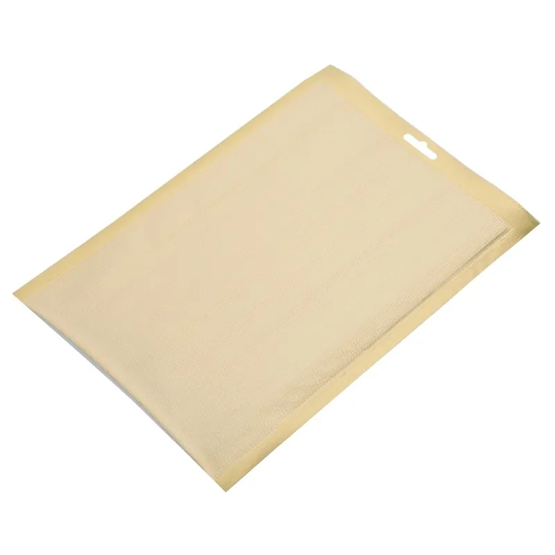 Flitsaanbieding Vogue goudkleurige geribbelde vacuümzakken 250x350mm (100 stuks)