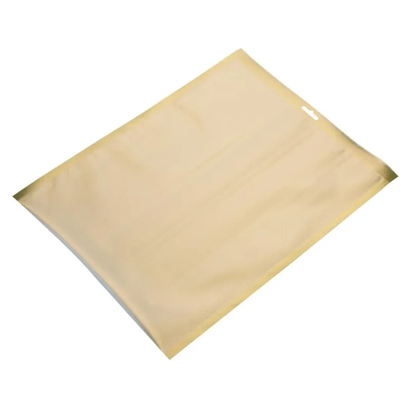 Vogue goudkleurige vacumeerzakken met reliëf 300x400mm (100 stuks) Tijdelijk Beschikbaar
