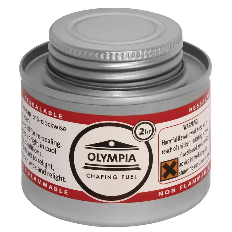 SPECIALE AANBIEDING Olympia Milan Chafing Dish x2 met Olympia vloeibare brandpasta x72 Must-Have