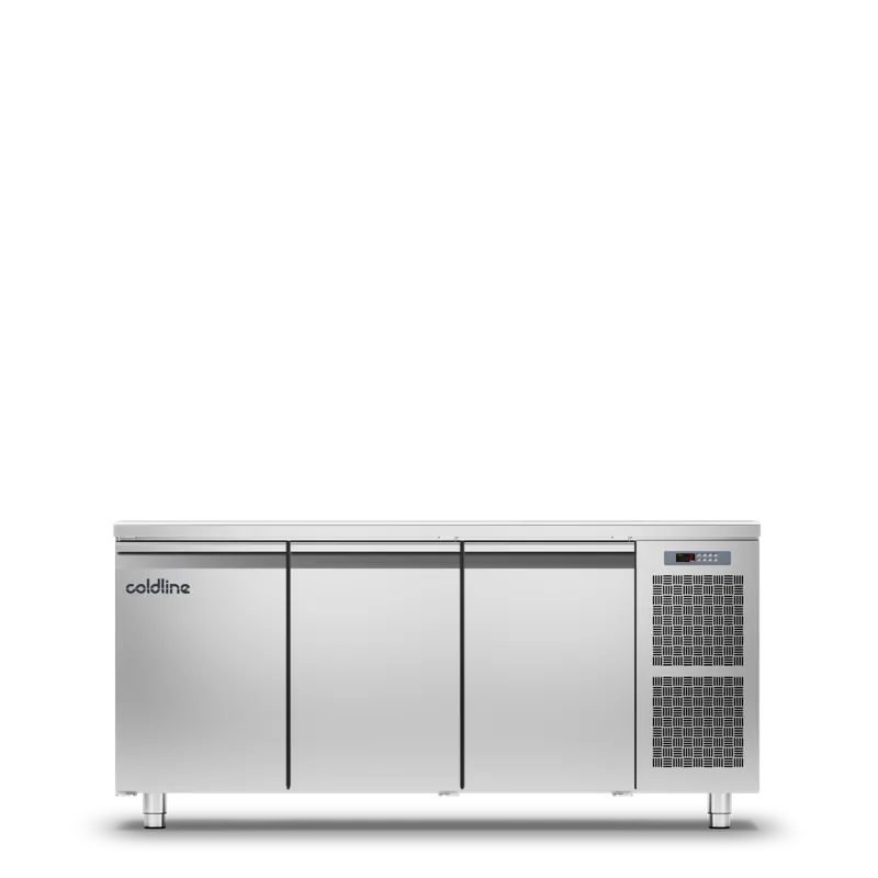 Exclusieve Aanbieding Geventileerde vrieswerkbank 3 deurs GN1/1 - MASTER 3P/BT