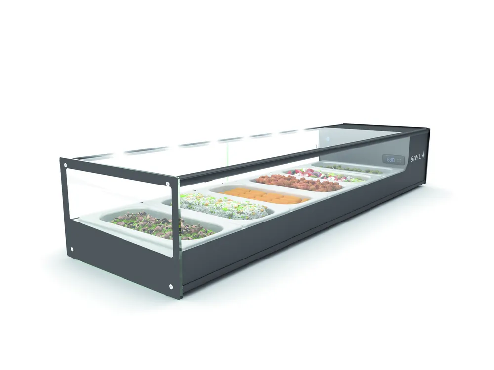 OUTLET - Logic Tapas Koelvitrine - LED Verlichting - Geschikt voor 1/3GN 40mm - Beschikbaar in 2 Maten Superprijs
