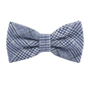 Goedkoop Stropdas Urban-Glencheck - Marineblauw
