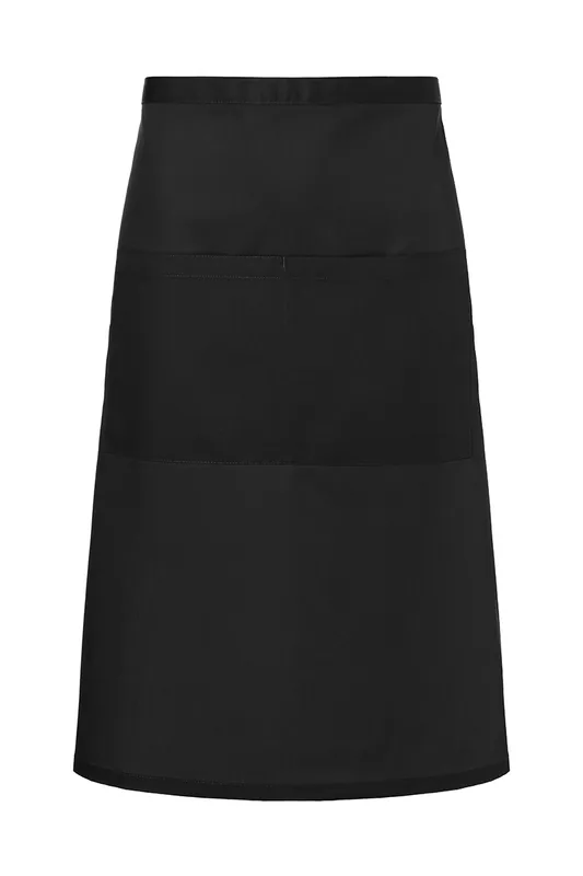 Koop Vandaag Xxl Oversized Bistro-Schort Met Zak - Zwart