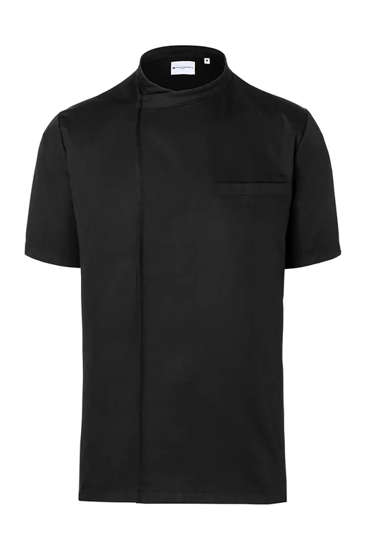 Speciale Aanbieding Chefhemd Met Korte Mouwen, Basic Model - Zwart - L
