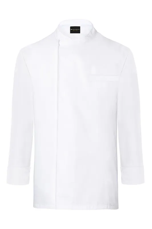 Veilige Betaling Chefhemd Met Lange Mouwen, Basic Model - Wit - L