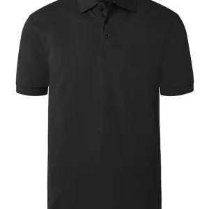Korting Heren Poloshirt - Basic Model - Zwart - L