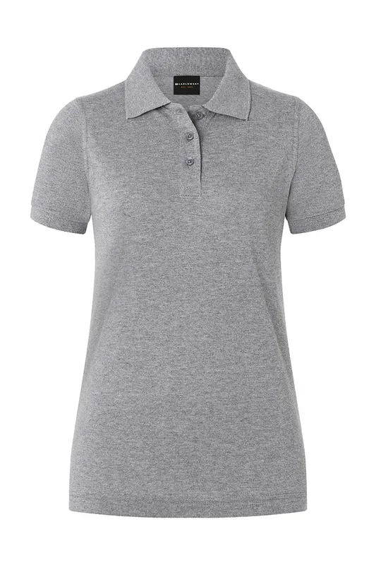 Veilige Betaling Dames Poloshirt - Lichtgrijs - L